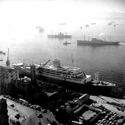Navios no Porto do Rio de Janeiro