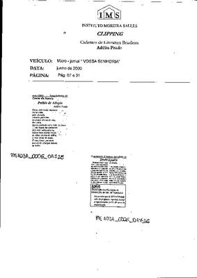 Divinópolis;Pedido de adoção