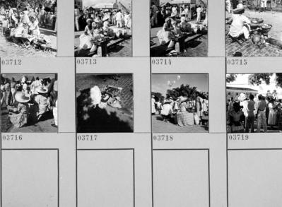 Vendedora de acarajé na procissão de Nosso Senhor dos Navegantes