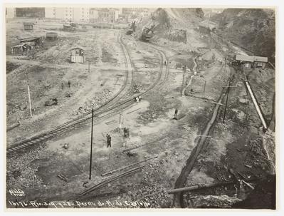 Fase final do arrasamento do Morro do Castelo