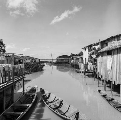 Rio Guamá, palafitas flutuantes