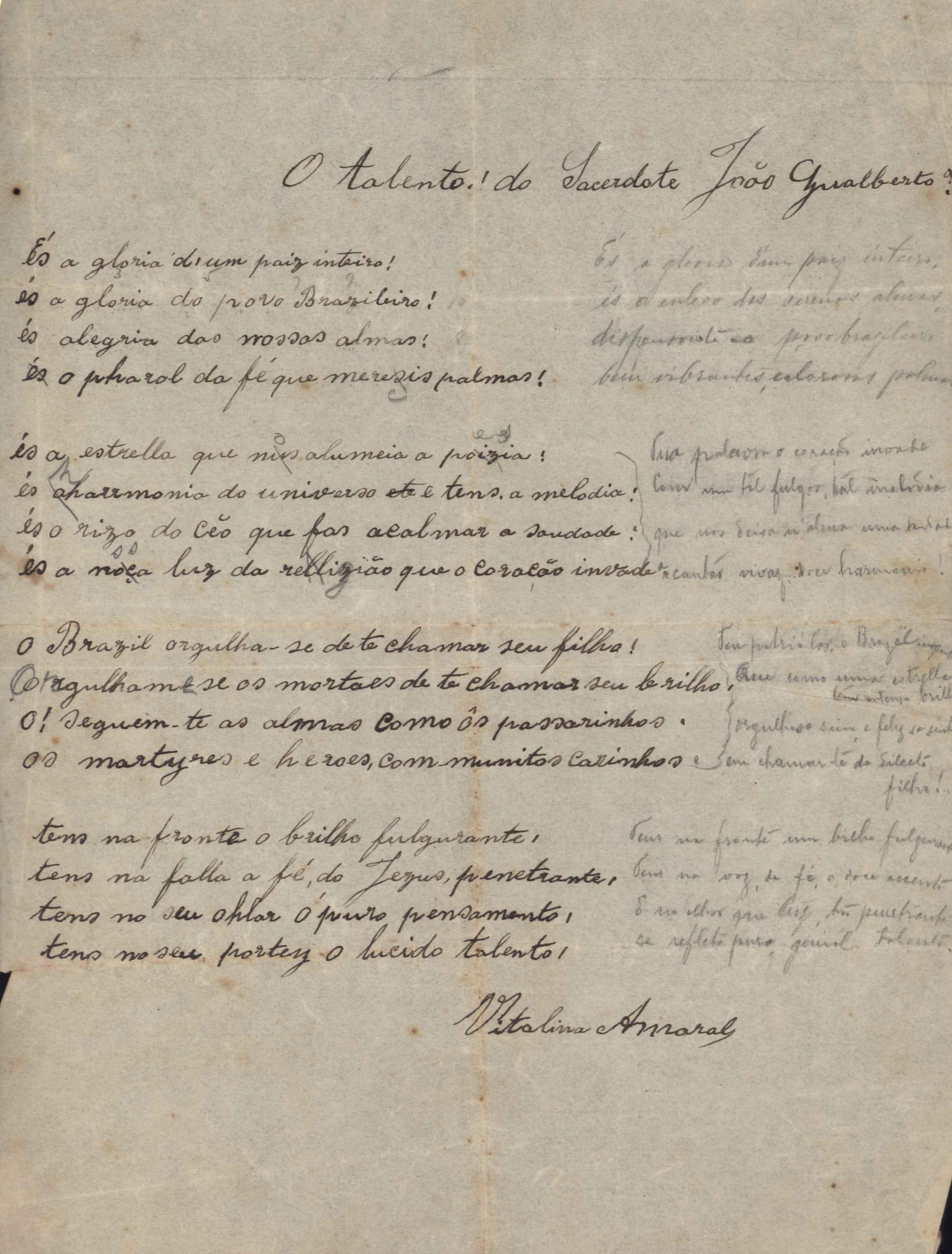 O talento do sacerdote João Gualberto