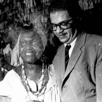 Edson Carneiro e mãe-de-santo