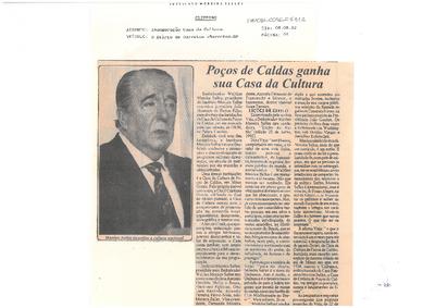 Poços de Caldas ganha sua Casa da Cultura