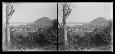 Vista do bairro de Copacabana; a partir da Ladeira do Leme