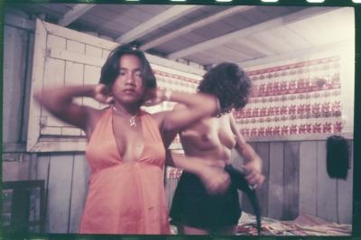 Filmagens de "Iracema: uma transa amazônica", com direção de Jorge Bodanzky e Orlando Senna