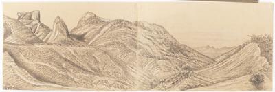 Outline of the "Gavea" - Tijuca from Mr. Mobu's Coffee Plantation 29: March 1855 -