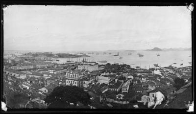 Vista do centro da cidade; tomada da atual avenida Nilo Peçanha
