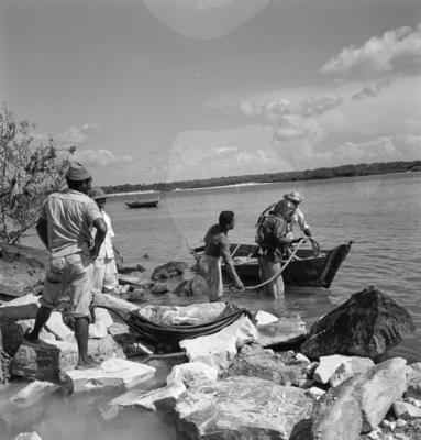 Garimpo de diamantes na Boca do Tauiri