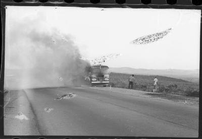 Incêndio de ônibus em Minas Gerais, viagem para Salvador