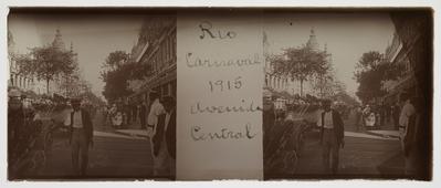 Carnaval na Avenida Central, atual Rio Branco