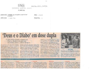 Deus e o Diabo' em dose dupla