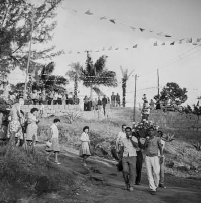 Preparativos para festa junina no Sítio Burle Marx
