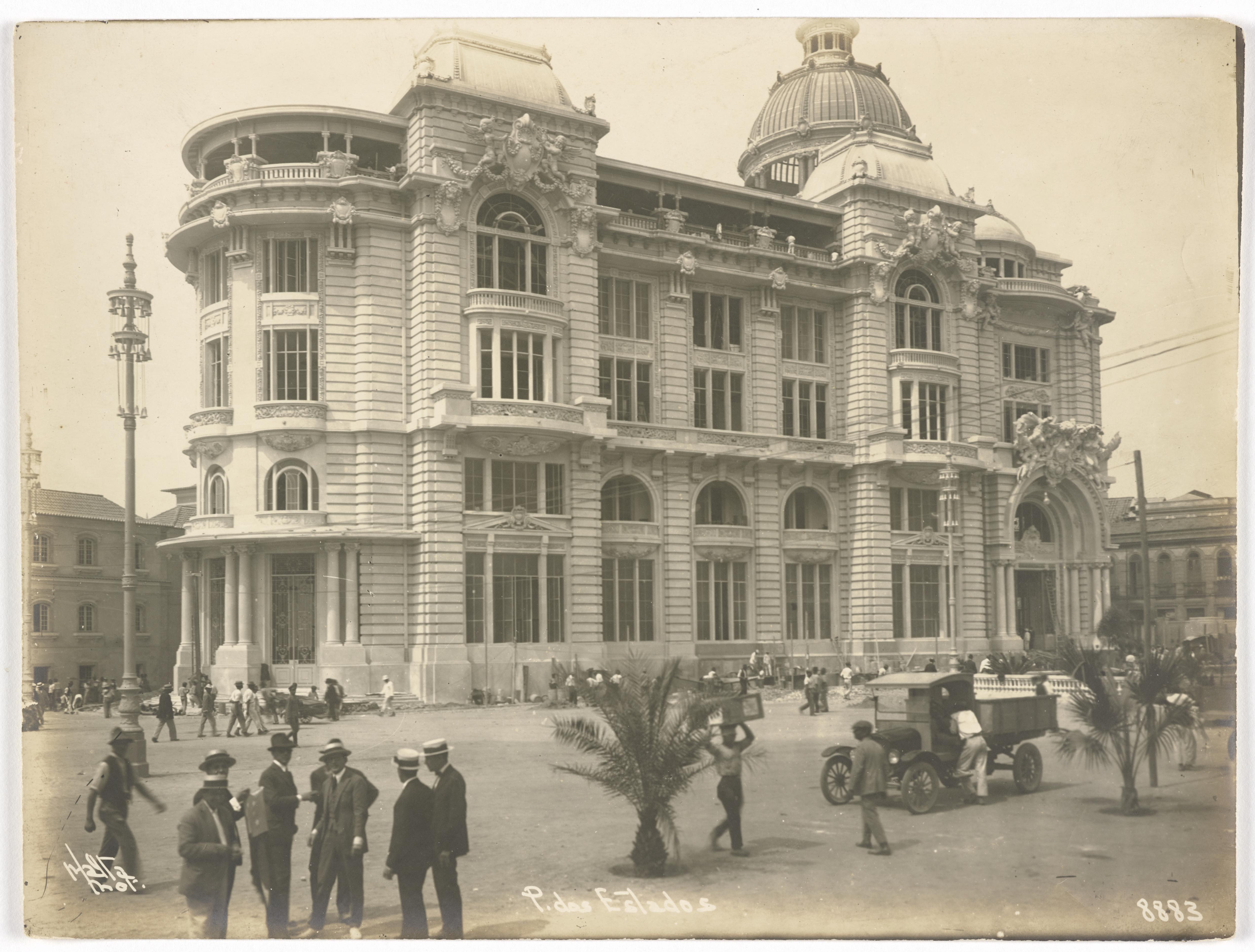 Exposição do Centenário da Independência de 1922 - Pavilhão dos Estados, posteriormente, Edifício do Ministério da Agricultura