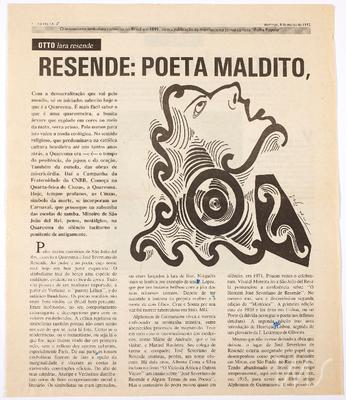 Resende: poeta maldito, padre rebelde