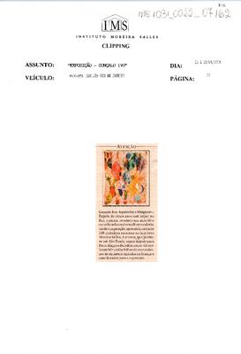 Atenção - Gonçalo Ivo: Aquarelas e Têmperas