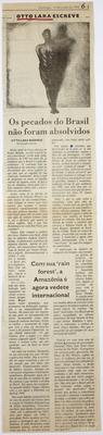 Os pecados do Brasil não foram absolvidos