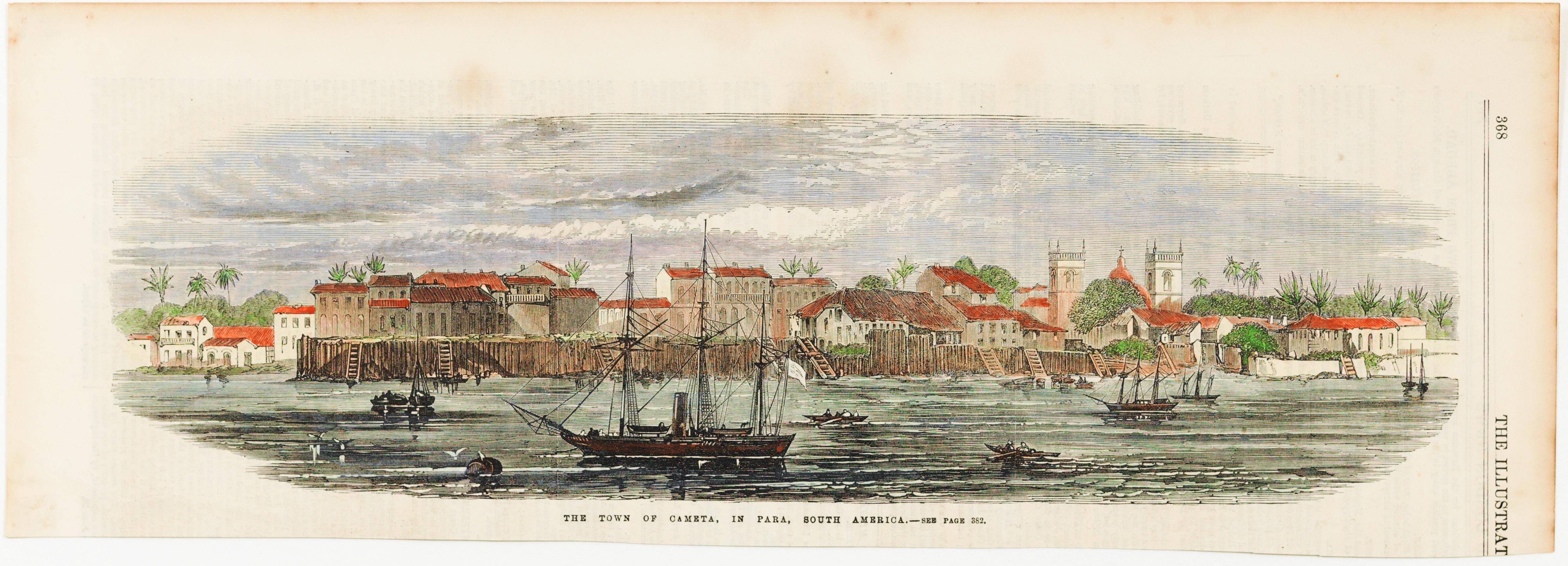 The Town of Cameta, in Para, South America