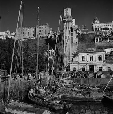 Vista da cidade baixa e Elevador Lacerda