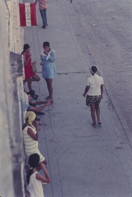 Vista de cima do viaduto