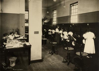 Companhia Telefônica Brasileira no Rio de Janeiro - Sala de operação