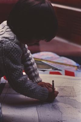 Igor Belli com um mapa