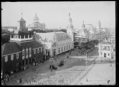 Exposição Internacional de 1922 - Pavilhões da Finlândia e da Bélgica