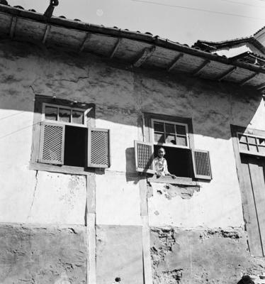 Ouro Preto, pessoas na janela