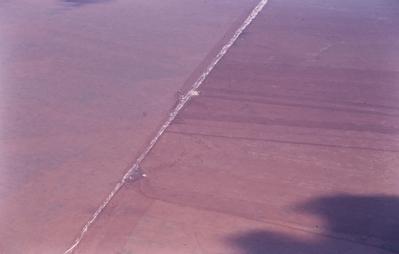 Vista aérea de área desmatada