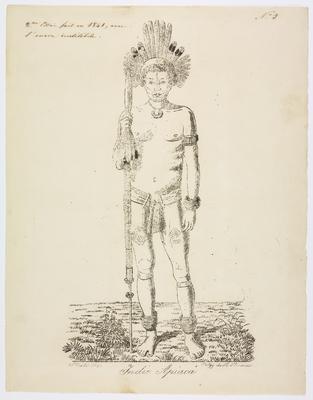 Poligrafia: Índio Apiacá.