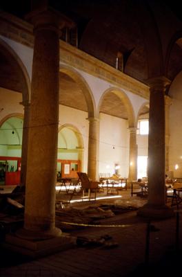 Igreja da Sé em obras - interior