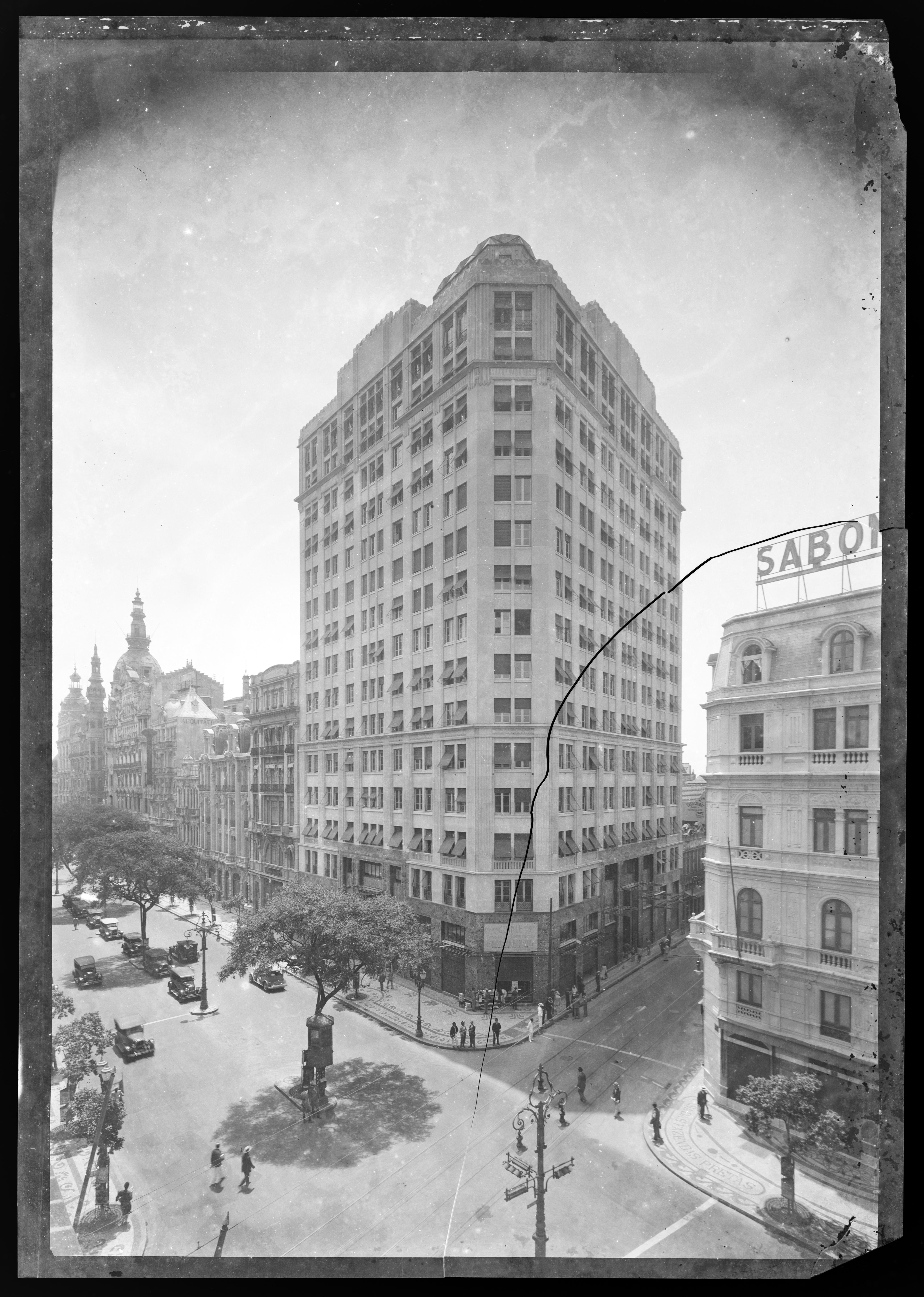 Avenida Rio Branco na altura da Rua Sete de Setembro