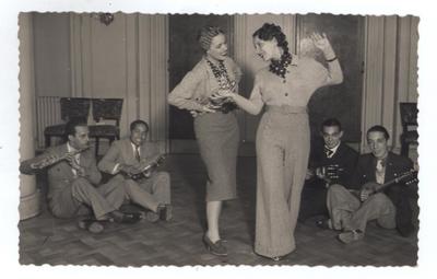 Aurora, Carmen, Laurindo e Zé Carioca