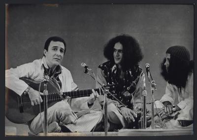 João Gilberto, Caetano Veloso e Gal Costa
