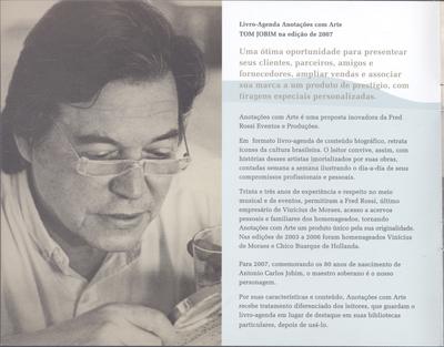 Tom Jobim - Anotações com arte 2007