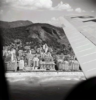 Vista de Copacabana, com o Copacabana Palace ao centro