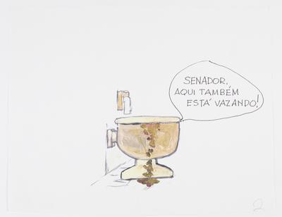 Senador, aqui também está vazando!
