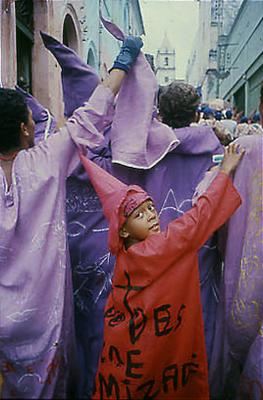 Série Bahia Antiga e Nova - Foliões de bloco carnavalesco