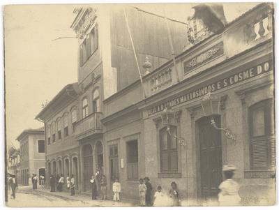 Rua da Condessa (atual avenida Tomé de Sousa) na altura da Rua Padre Manoel Ribeiro (atual Buenos Aires)