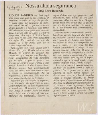 Nossa alada segurança