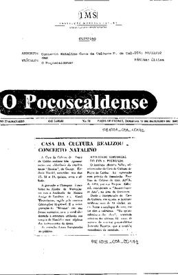 Atividade editorial do IMS é premiada;Casa da Cultura realizou Concerto Natalino