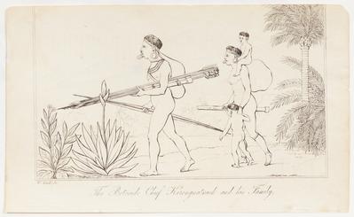 The Botocudo Chief Kerengnatnuck and his Family