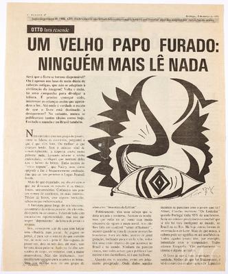 Um velho papo furado: ninguém mais lê nada