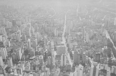 Sobrevoo em São Paulo, com Lena Coelho dos Santos