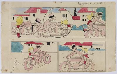 [Carrapicho e seu filho Jujuba]