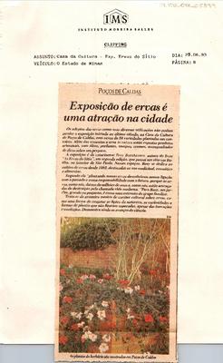 Poços de Caldas - Exposição de ervas é uma atração na cidade