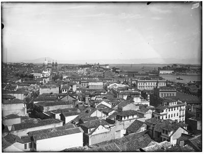 Panorama do centro do Rio de Janeiro a partir do Morro do Castelo