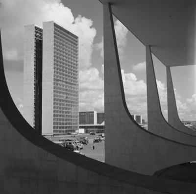 Congresso Nacional visto do Palácio do Planalto