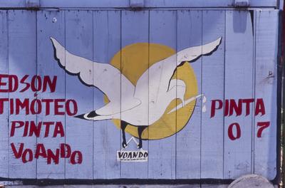 Flagrante de rua - placas, letreiros e cartazes