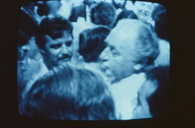 Captura de tela da televisão, Diretas Já